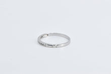 Load image into Gallery viewer, Platinum Art Deco Diamond Classic Wedding Band Ring