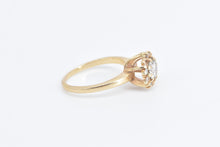 Load image into Gallery viewer, 14K 0.85 Ctw Natural Diamond Halo Engagement Ring Yellow Gold
