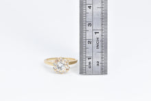 Load image into Gallery viewer, 14K 0.85 Ctw Natural Diamond Halo Engagement Ring Yellow Gold
