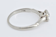 Load image into Gallery viewer, 14K 0.42 Ct Natural Diamond Solitaire Engagement Ring White Gold