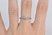 Load image into Gallery viewer, 14K 0.57 Ct Natural Diamond Solitaire Engagement Ring Yellow Gold