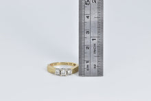 Load image into Gallery viewer, 14K 0.48 Ctw Three Diamond Classic Engagement Ring Yellow Gold