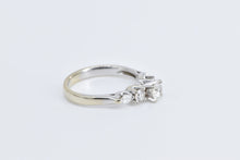 Load image into Gallery viewer, 14K 0.89 Ctw Natural Vintage Diamond Engagement Ring White Gold