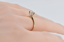 Load image into Gallery viewer, 14K 0.64 Ct Natural Diamond Solitaire Engagement Ring Yellow Gold