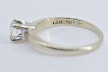 Load image into Gallery viewer, 14K 0.50 Ct Natural Diamond Solitaire Engagement Ring White Gold