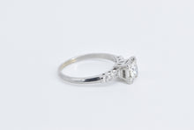 Load image into Gallery viewer, Platinum 1940's 0.76 Ctw Natural Diamond Engagement Ring