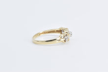 Load image into Gallery viewer, 10K Diamond Three Heart Love Symbol Promise Ring Yellow Gold