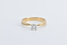 Load image into Gallery viewer, 14K 0.27 Ct Diamond Solitaire Vintage Engagement Ring Yellow Gold