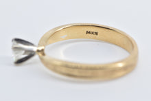 Load image into Gallery viewer, 14K 0.27 Ct Diamond Solitaire Vintage Engagement Ring Yellow Gold