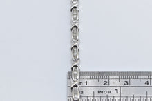 Load image into Gallery viewer, 10K 1.14 Ctw Natural Baguette Diamond Tennis Bracelet 7.75" White Gold