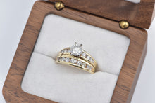 Load image into Gallery viewer, 14K 1.10 Ctw Diamond Engagement Bridal Set Ring Yellow Gold