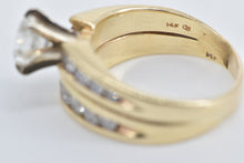 Load image into Gallery viewer, 14K 1.10 Ctw Diamond Engagement Bridal Set Ring Yellow Gold