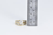 Load image into Gallery viewer, 14K 1.10 Ctw Diamond Engagement Bridal Set Ring Yellow Gold