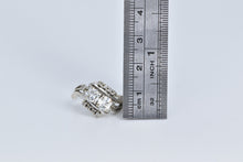 Load image into Gallery viewer, 14K 1.13 Ctw Natural Diamond Toi et Moi Engagement Ring White Gold