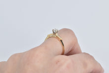 Load image into Gallery viewer, 14K 0.28 Ctw Diamond Classic Engagement Ring Yellow Gold