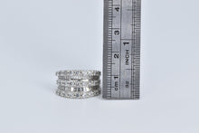 Load image into Gallery viewer, 14K 2.00 Ctw Baguette Round Natural Diamond Band Ring White Gold