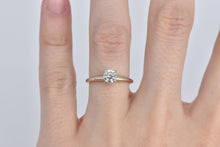 Load image into Gallery viewer, 14K 0.55 Ct Natural Diamond Solitaire Engagement Ring White Gold