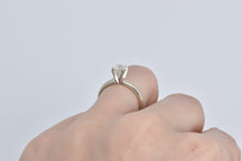 Load image into Gallery viewer, 14K 0.55 Ct Natural Diamond Solitaire Engagement Ring White Gold