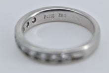 Load image into Gallery viewer, Platinum 0.50 Ctw Diamond Classic Wedding Band Ring