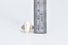 Load image into Gallery viewer, 14K Baroque Pearl Diamond Accent Statement Ring Yellow Gold