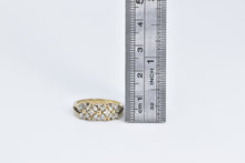 Load image into Gallery viewer, 10K Marquise & Round Diamond Flower Cluster Ring Yellow Gold