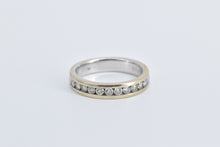 Load image into Gallery viewer, 18K 0.55 Ctw Natural Diamond Wedding Band Ring White Gold
