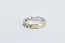 Load image into Gallery viewer, 18K 0.55 Ctw Natural Diamond Wedding Band Ring White Gold