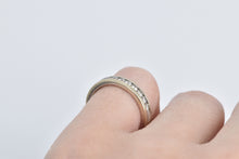 Load image into Gallery viewer, 18K 0.55 Ctw Natural Diamond Wedding Band Ring White Gold
