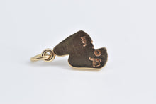 Load image into Gallery viewer, 14K Footprint Foot Path Walk Symbol Charm/Pendant Yellow Gold