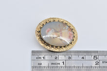 Load image into Gallery viewer, 14K Ornate Painted Lady Victorian Portrait Pendant/Pin Yellow Gold