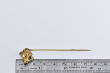 Load image into Gallery viewer, 14K Victorian Ornate Boar Stylized Hog Head Pin/Brooch Yellow Gold