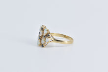 Load image into Gallery viewer, 14K Natural Opal Sapphire Vintage Cluster Ring Yellow Gold