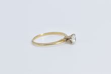 Load image into Gallery viewer, 14K 0.60 Ct Natural Diamond Solitaire Engagement Ring Yellow Gold