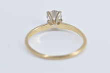 Load image into Gallery viewer, 14K 0.60 Ct Natural Diamond Solitaire Engagement Ring Yellow Gold