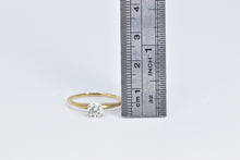 Load image into Gallery viewer, 14K 0.60 Ct Natural Diamond Solitaire Engagement Ring Yellow Gold