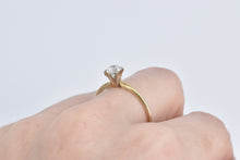 Load image into Gallery viewer, 14K 0.60 Ct Natural Diamond Solitaire Engagement Ring Yellow Gold