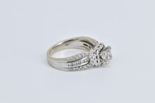 Load image into Gallery viewer, 14K 1.50 Ctw Princess Diamond Engagement Ring White Gold