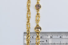 Load image into Gallery viewer, 18K 4.12 Ctw Fancy Brown Natural Diamond Chain Necklace 15" Yellow Gold