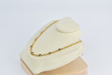 Load image into Gallery viewer, 18K 4.12 Ctw Fancy Brown Natural Diamond Chain Necklace 15" Yellow Gold