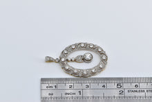 Load image into Gallery viewer, 18K 0.75 Ctw Natural Diamond Encrusted Oval Pendant Yellow Gold