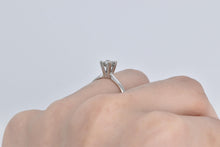 Load image into Gallery viewer, 14K 0.60 Ct Princess Natural Diamond Engagement Ring White Gold