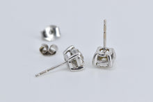 Load image into Gallery viewer, 10K 0.40 Ctw Diamond Solitaire Classic Stud Earrings White Gold