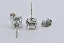 Load image into Gallery viewer, 10K 0.40 Ctw Diamond Solitaire Classic Stud Earrings White Gold