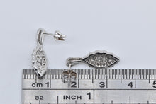 Load image into Gallery viewer, 10K Marquise Diamond Halo Fashion Dangle Earrings White Gold