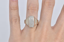 Load image into Gallery viewer, 14K 0.50 Ctw Natural Diamond Graduated Statement Ring White Gold