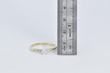 Load image into Gallery viewer, 14K 0.42 Ctw Diamond Simple Promise Engagement Ring Yellow Gold
