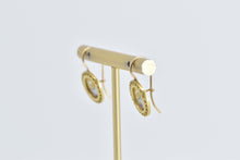 Load image into Gallery viewer, 18K Platinum Diamond Amethyst Yin Yang Dangle Earrings Yellow Gold