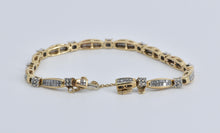 Load image into Gallery viewer, 14K 2.65 Ctw Natural Diamond Encrusted Tennis Bracelet 7" Yellow Gold