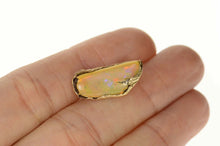 Load image into Gallery viewer, 9K Ornate Natural Opal Ornate Lapel Pin/Brooch Yellow Gold