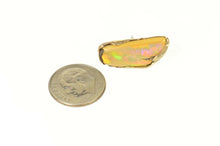 Load image into Gallery viewer, 9K Ornate Natural Opal Ornate Lapel Pin/Brooch Yellow Gold
